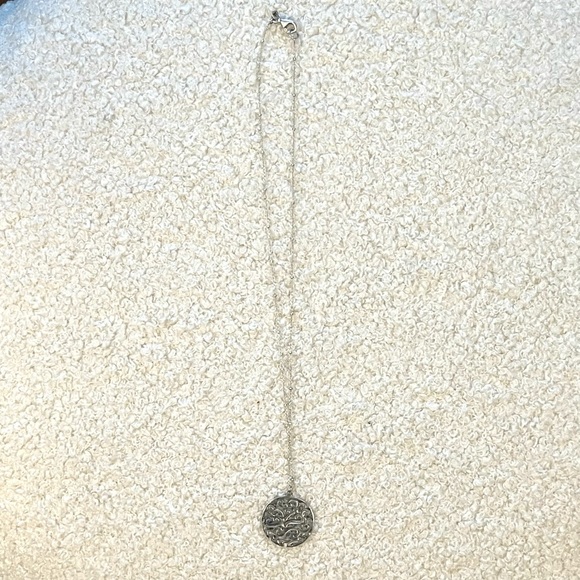 🏷️ silpada silver necklace with engraved design silver pendant - Picture 3 of 11